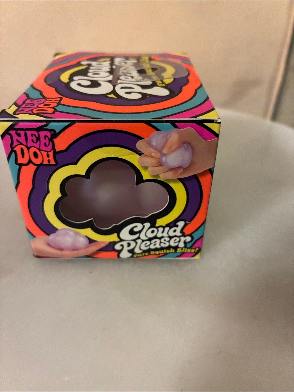 Needoh Cloud Pleaser Soft Squish Toy - Purple - Picture 5 of 6